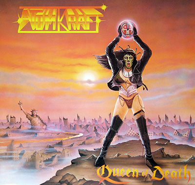 ATOMKRAFT - Queen of Death album front cover vinyl record